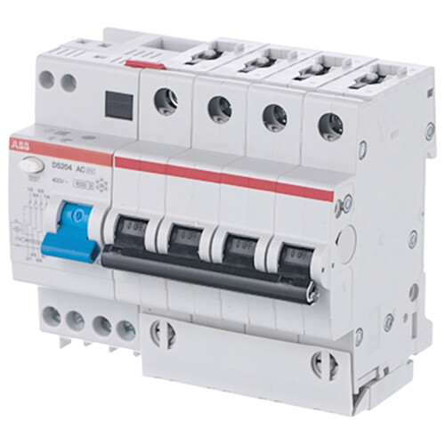 Автоматический выключатель дифференциального тока (АВДТ) 4п 25А х-ка C 30мА тип AC (DS204 AC-C25/0,03)