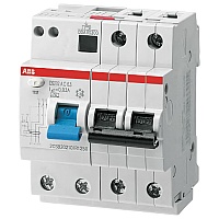 Автоматический выключатель дифференциального тока (АВДТ) 2п 6А х-ка C 30мА тип AC (DS202 AC-C6/0.03)