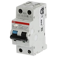 Автоматический выключатель дифференциального тока (АВДТ) 1п+N 10А х-ка C 30мА тип AC (DS201 C10 AC30)