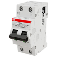 Автоматический выключатель дифференциального тока (АВДТ) 1п+N 16А х-ка C 30мА тип AC (DS201 C16 AC30)