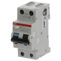 Автоматический выключатель дифференциального тока (АВДТ) 1п+N 16А х-ка B 30мА тип AC (DS201 B16 AC30)