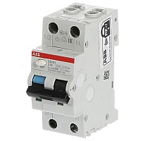Автоматический выключатель дифференциального тока (АВДТ) 1п+N 16А х-ка C 30мА тип A (DS201 C16 A30)