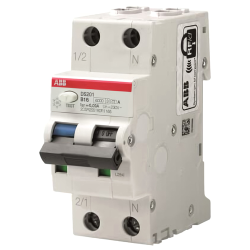 Автоматический выключатель дифференциального тока (АВДТ) 1п+N 25А х-ка C 30мА тип A (DS201 C25 A30)