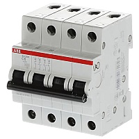 Автоматический выключатель 4п 6А C 6кА (SH204 C6)