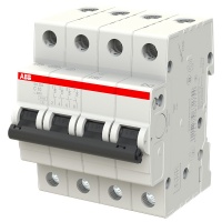 Автоматический выключатель 4п 10А C 6кА (SH204 C10)