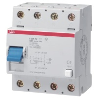 Выключатель дифференциального тока (УЗО) 4п 125А 300мА тип AC (F204 AC-125/0.3)