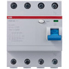 Выключатель дифференциального тока (УЗО) 4п 80А 300мА тип AC (F204 AC-80/0,3)