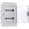 Щит распределительный встраиваемый ЩРв-п Mistral41 24М пластиковый прозрачная дверь с клеммами (41A12X23B)