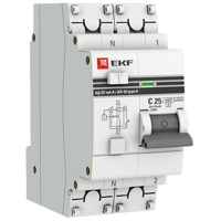 Автоматический выключатель дифференциального тока (АВДТ) 1п+N 32А х-ка C 30мА тип AC 4,5кА АД-32 PROxima