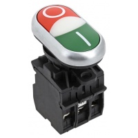 Кнопка LA32HND красно-зеленая "Пуск-Стоп" с подсветкой NO+NC PROxima