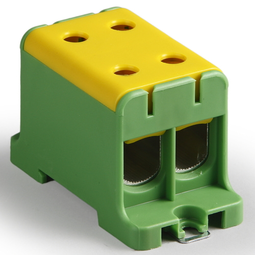 Блок клеммный распределительный желто-зеленый Al/Cu 16-95мм.кв 4 подключения
