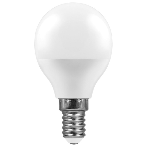 Лампа светодиодная LED 7вт Е14 теплый шар LB-95