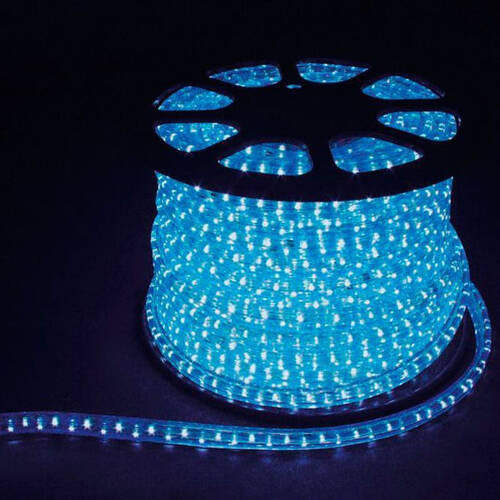 Дюралайт светодиодный LEDх36/м синий двухжильный кратно 2м бухта 100м LED-R