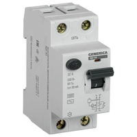 Выключатель дифференциального тока (УЗО) 2п 32А 30мА тип AC ВД1-63