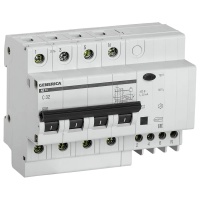 Автоматический выключатель дифференциального тока (АВДТ) 4п 32А х-ка C 30мА тип AC АД14 Generica