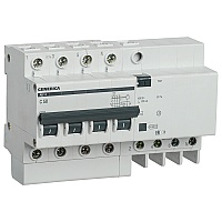 Автоматический выключатель дифференциального тока (АВДТ) 4п 50А х-ка C 100мА тип AC АД14 Generica