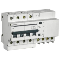 Автоматический выключатель дифференциального тока (АВДТ) 4п 50А х-ка C 300мА тип AC АД14 Generica