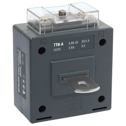 Трансформатор тока ТТИ-А 30/5А с шиной 5ВА класс точности 0.5