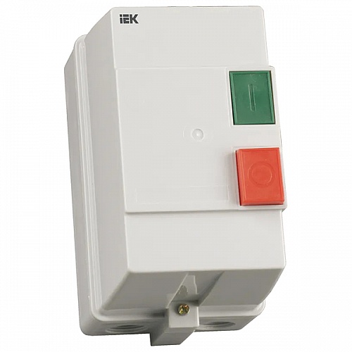 Пускатель магнитный КМИ 25А катушка управления 380В АС IP54 с кнопками П+С РТИ-1323 (КМИ-22560)