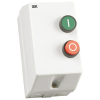Пускатель магнитный КМИ 12А катушка управления 380В АС IP54 с кнопками П+С РТИ-1317 (КМИ-11260)