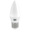 Лампа светодиодная LED 5вт E27 тепло-белый матовая свеча Eco