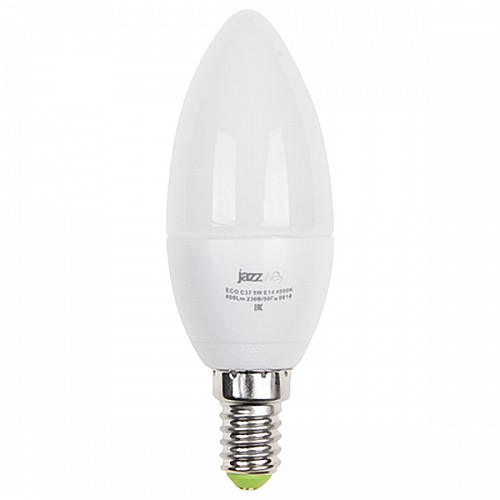 Лампа светодиодная LED 5Вт E14 400Лм белый матовая свеча 230V/50Hz Eco