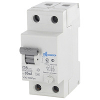 Выключатель дифференциального тока (УЗО) 2п 63А 30мА тип AC УЗО-100Про