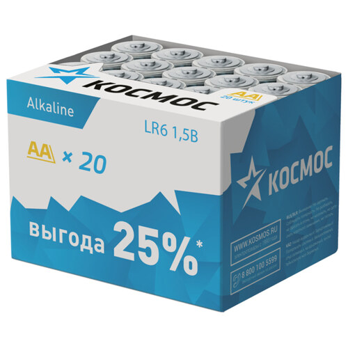 Элемент питания LR6 (АА) 20box