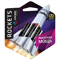 Элемент питания LR6 (AA) 1.5V Alkaline 4BL Rockets