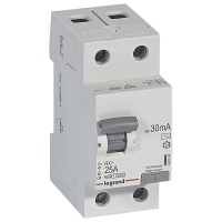 Выключатель дифференциального тока (УЗО) 2п 25А 30мА тип AC RX3