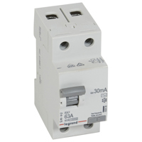 Выключатель дифференциального тока (УЗО) 2п 63А 30мА тип AC RX3