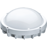 Светильник светодиодный ДБП-12w 4000K 960Лм круглый металлический IP65 белый (94826 NBL-R1)