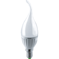 Лампа светодиодная LED 5вт E14 теплый матовая свеча на ветру (94496 NLL-P-FC37)