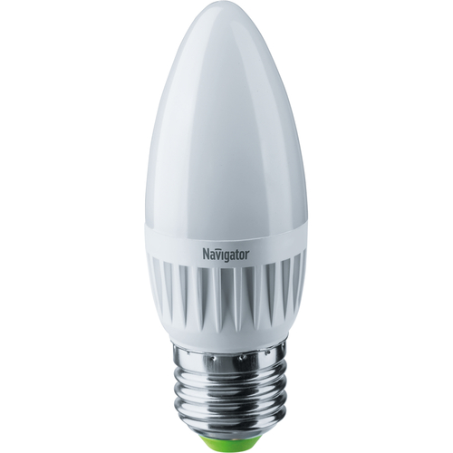 Лампа светодиодная LED 7вт E27 теплый матовая свеча (94493 NLL-C37)