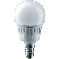 Лампа светодиодная LED 7вт E14 теплый шар (94466 NLL-G45)