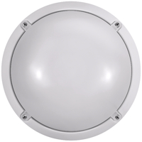 Светильник светодиодный ДБП-12w 4000К 900Лм круглый пластиковый IP65 белый (71686 OBL-R1)