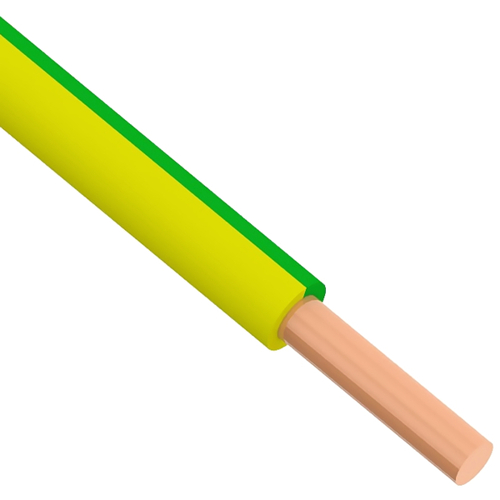 Провод ПуВ 1х6 желто-зеленый ГОСТ