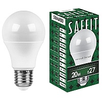 Лампа светодиодная LED 20Вт Е27 теплый, SBA6020