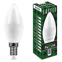 Лампа светодиодная LED 9Вт E14 230V 2700K, SBC3709
