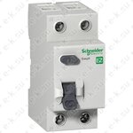 Выключатель дифференциального тока (УЗО) 2п 25А 10мА тип AC Easy9