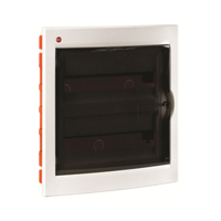 Щит распределительный встраиваемый ЩРв-П-36 IP41 пластиковый прозрачная дверь с клеммным блоком